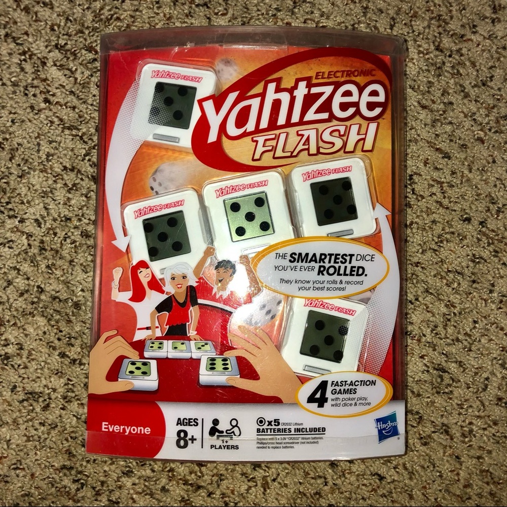 Yahtzee Flash Sealed in Package NEW